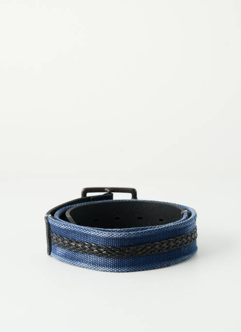 Ceinture coutures renforcées bleu BUGATTI homme
