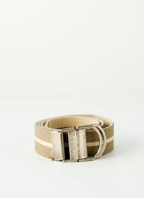 Ceinture coutures renforcées beige BUGATTI homme