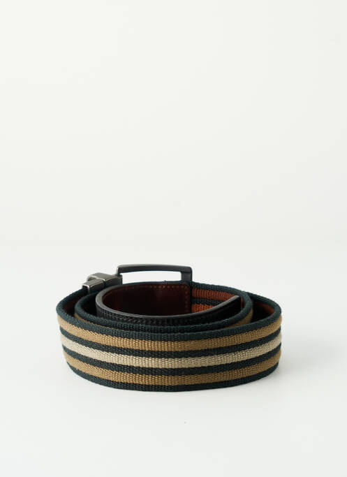 Ceinture coutures renforcées noir BUGATTI homme