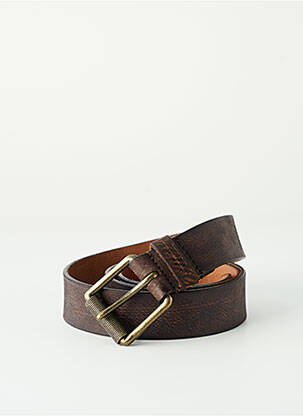 Ceinture coutures renforcées marron AERONAUTICA homme