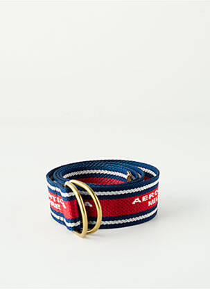 Ceinture imprimé fantaisie rouge AERONAUTICA homme