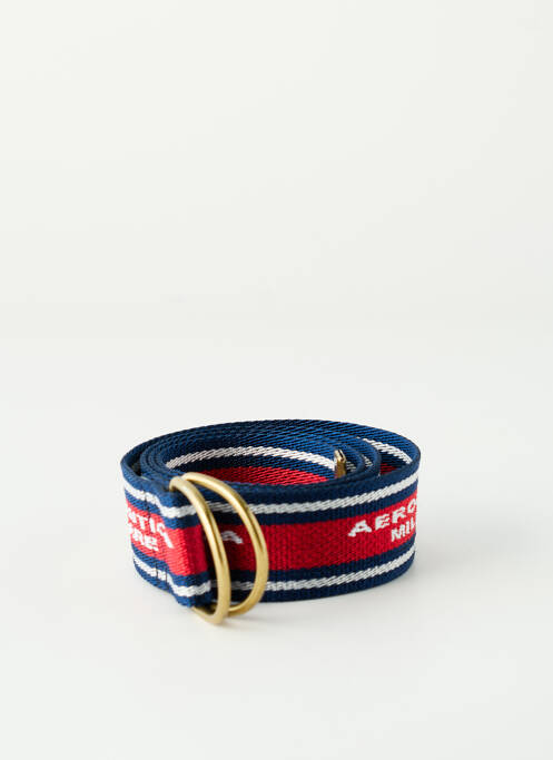 Ceinture imprimé fantaisie rouge AERONAUTICA homme