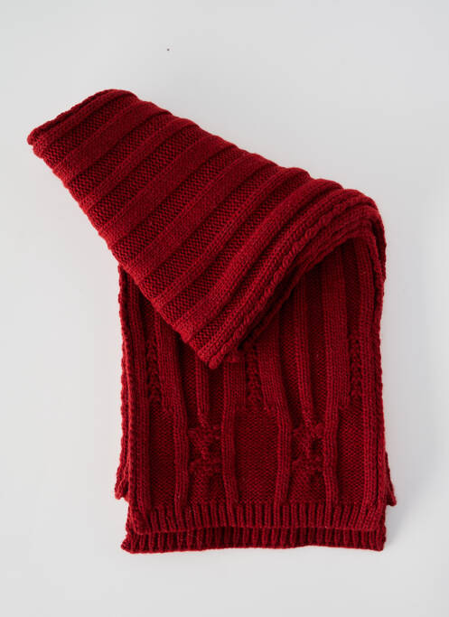 Echarpe maille opaque rouge BUGATTI homme