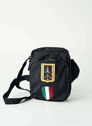 Sac fermeture zippée noir AERONAUTICA homme