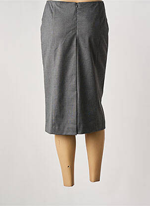 Jupe mi-longue stretch gris WEINBERG femme