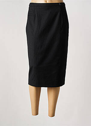 Jupe mi-longue stretch noir WEINBERG femme