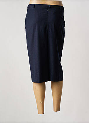 Jupe mi-longue coupe droite bleu WEINBERG femme