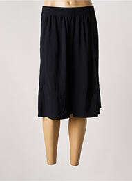 Jupe mi-longue coupe évasée noir PAUPORTÉ femme