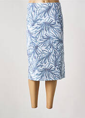 Jupe mi-longue bleu WEINBERG pour femme seconde vue