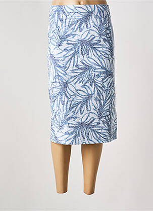 Jupe mi-longue bleu WEINBERG pour femme