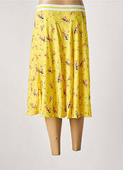 Jupe mi-longue jaune WEINBERG pour femme seconde vue