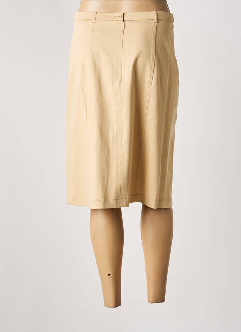Jupe mi-longue beige PAUPORTÉ pour femme