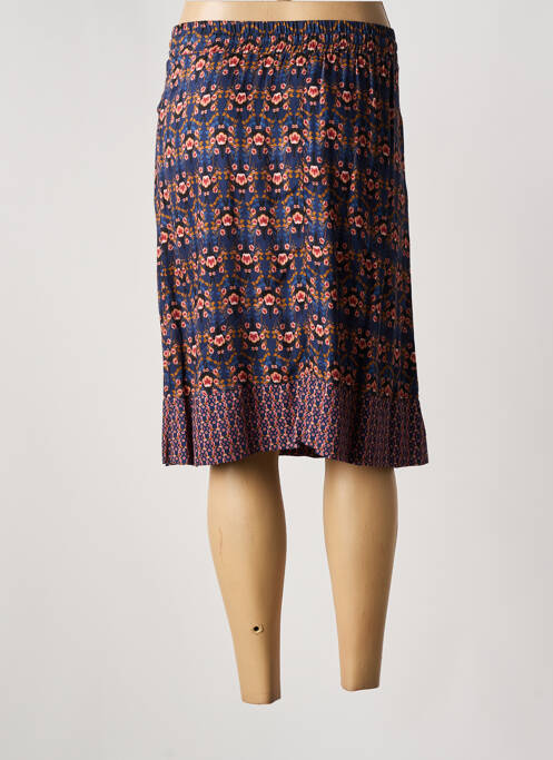 Jupe mi-longue bleu TERRE DE FÉES pour femme