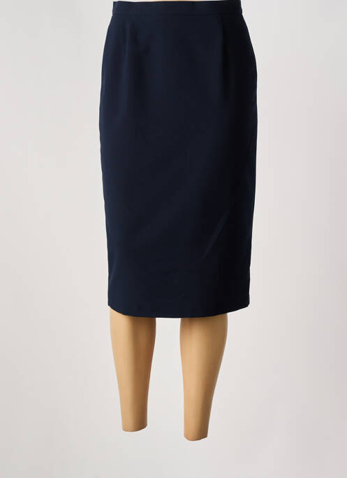 Jupe mi-longue bleu WEINBERG pour femme