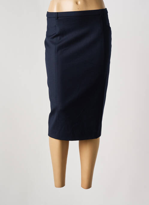 Jupe mi-longue bleu WEINBERG pour femme