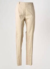 Pantalon chino tissage popeline taille normale beige WEINBERG femme