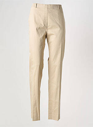 Pantalon chino tissage popeline taille normale beige WEINBERG femme