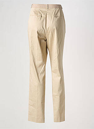 Pantalon chino tissage popeline taille normale beige WEINBERG femme