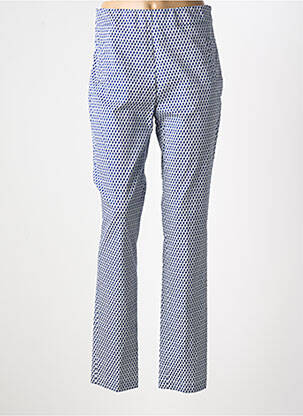 Pantalon slim taille élastique taille normale bleu WEINBERG femme