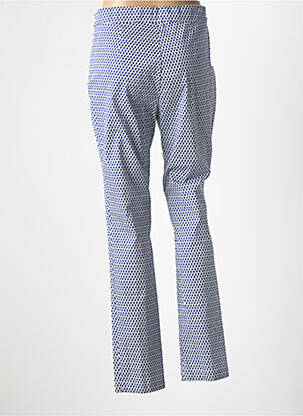 Pantalon slim taille élastique taille normale bleu WEINBERG femme