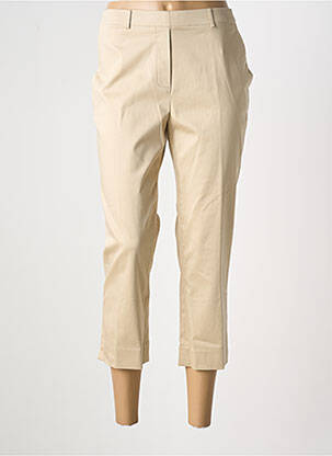 Pantacourt tissage popeline taille normale beige WEINBERG femme