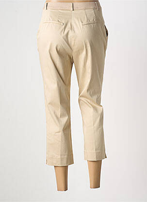 Pantacourt tissage popeline taille normale beige WEINBERG femme