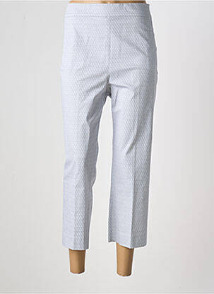 Pantalon 7/8 taille haute taille haute gris WEINBERG femme