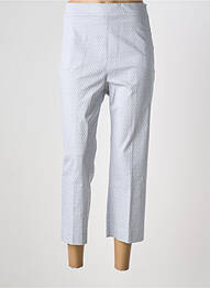 Pantalon 7/8 taille haute taille haute gris WEINBERG femme