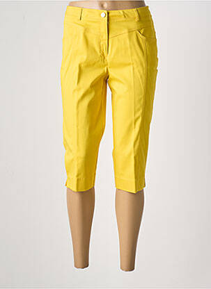 Corsaire taille haute taille haute jaune PAUPORTÉ femme