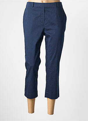 Pantacourt stretch taille normale bleu PAUPORTÉ femme