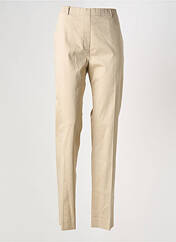Pantalon chino beige WEINBERG femme seconde vue