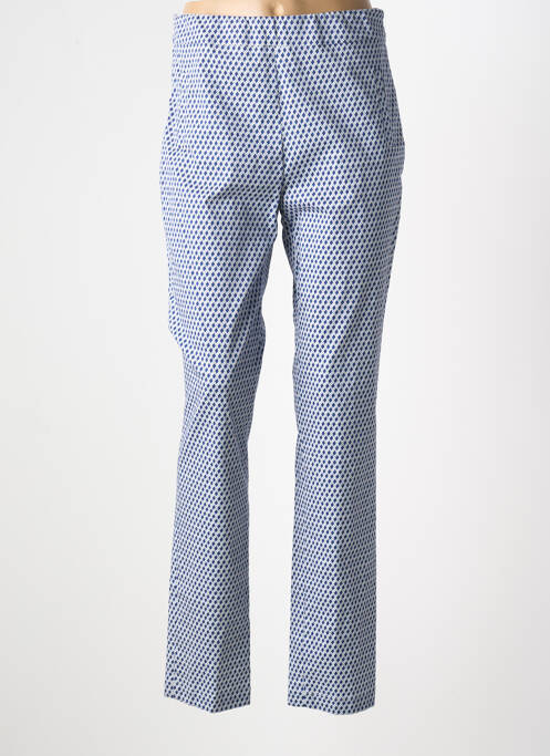Pantalon slim taille élastique taille normale bleu WEINBERG femme