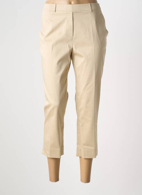 Pantacourt tissage popeline taille normale beige WEINBERG femme