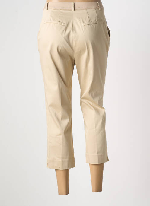 Pantacourt tissage popeline taille normale beige WEINBERG femme