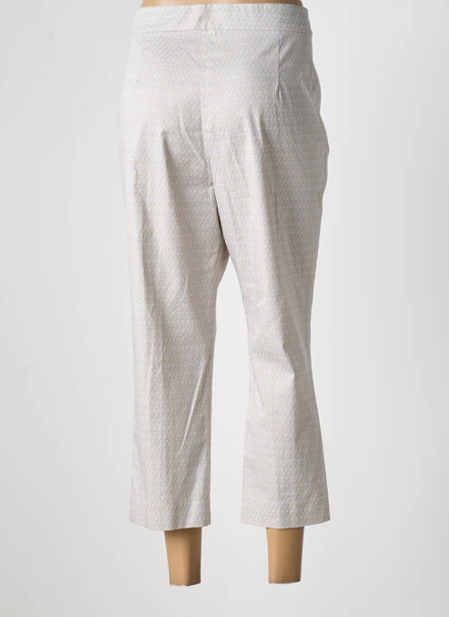 Pantalon 7/8 taille haute taille haute beige WEINBERG femme