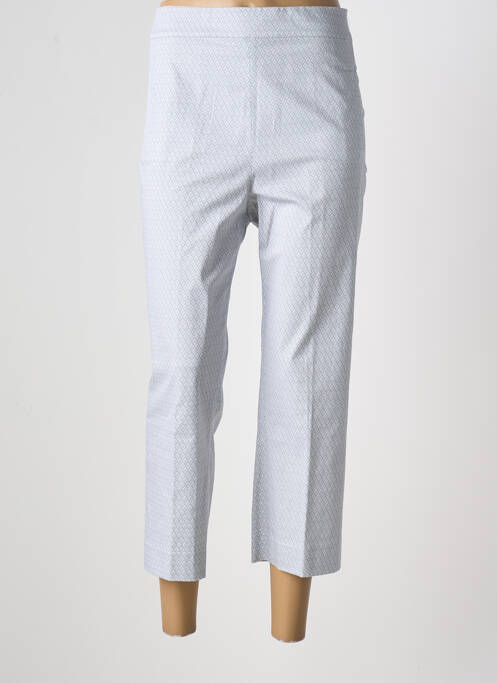 Pantalon 7/8 taille haute taille haute gris WEINBERG femme