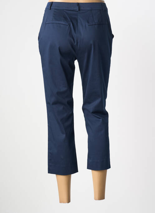 Pantacourt stretch taille normale bleu PAUPORTÉ femme