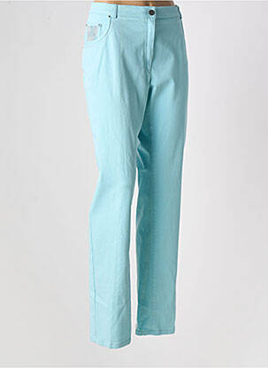 Jeans coupe slim stretch taille normale bleu WEINBERG femme