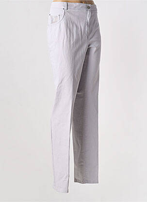 Jeans coupe slim stretch taille normale gris WEINBERG femme