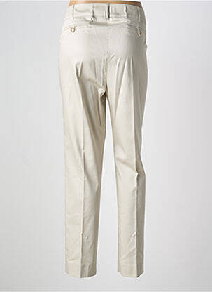 Pantalon chino tissage popeline taille normale beige WEINBERG femme