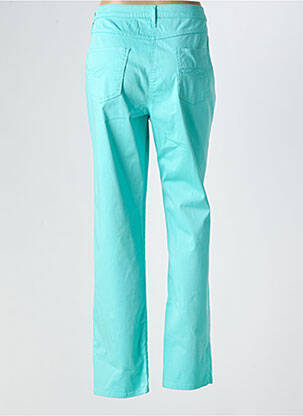 Pantalon slim tissage popeline taille normale bleu PAUPORTÉ femme