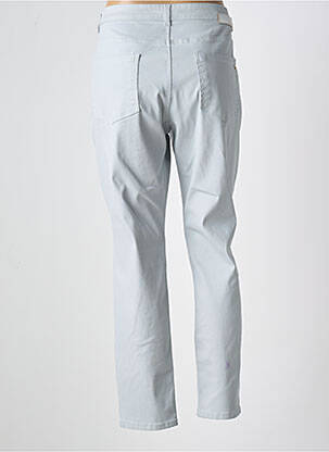 Pantalon 7/8 tissage popeline taille normale gris COMMA, femme