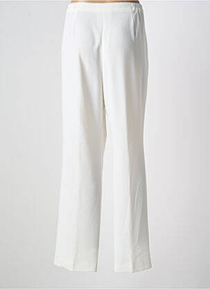 Pantalon droit tissage crêpe taille normale beige WEINBERG femme