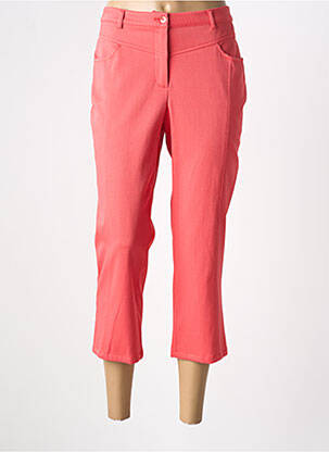 Pantacourt stretch taille normale orange WEINBERG femme