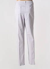 Jeans coupe slim gris WEINBERG femme seconde vue