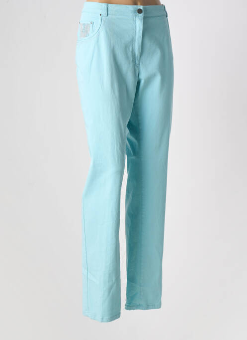 Jeans coupe slim stretch taille normale bleu WEINBERG femme