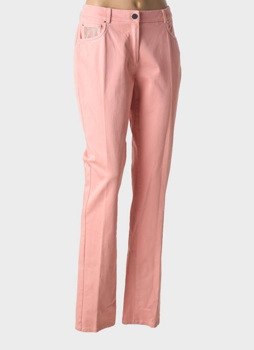 Jeans coupe slim stretch taille normale rose WEINBERG femme