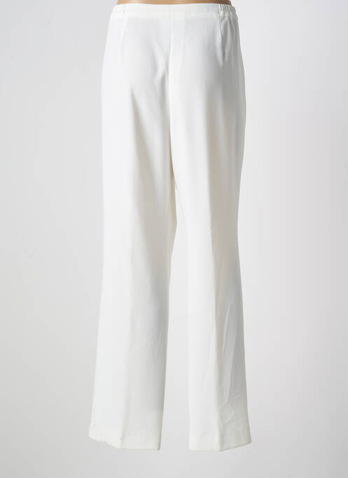Pantalon droit tissage crêpe taille normale beige WEINBERG femme