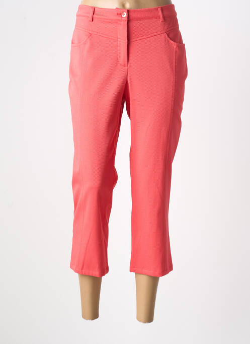 Pantacourt stretch taille normale orange WEINBERG femme