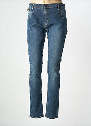 Jeans coupe slim slim taille basse bleu TERRE DE FÉES femme